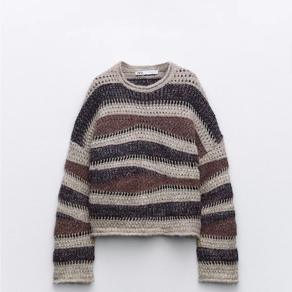 Zara Striped Knit Sweater